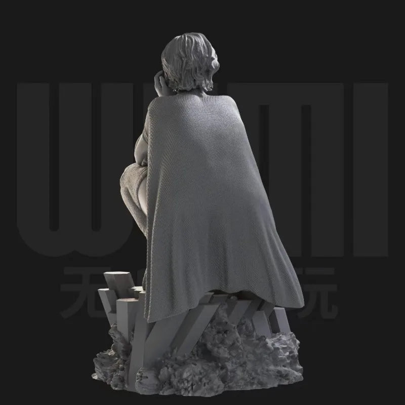1/24 Female with Cloak, Resin Model Figure Kit, Fantasy Theme, Unassembled and Unpainted