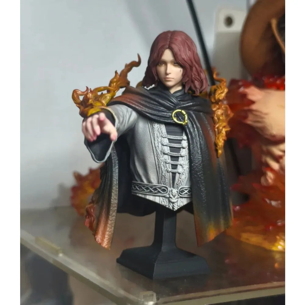 Fire Witch, Resin Model Figure Kit, Fantasy Theme, Unassembled and Unpainted