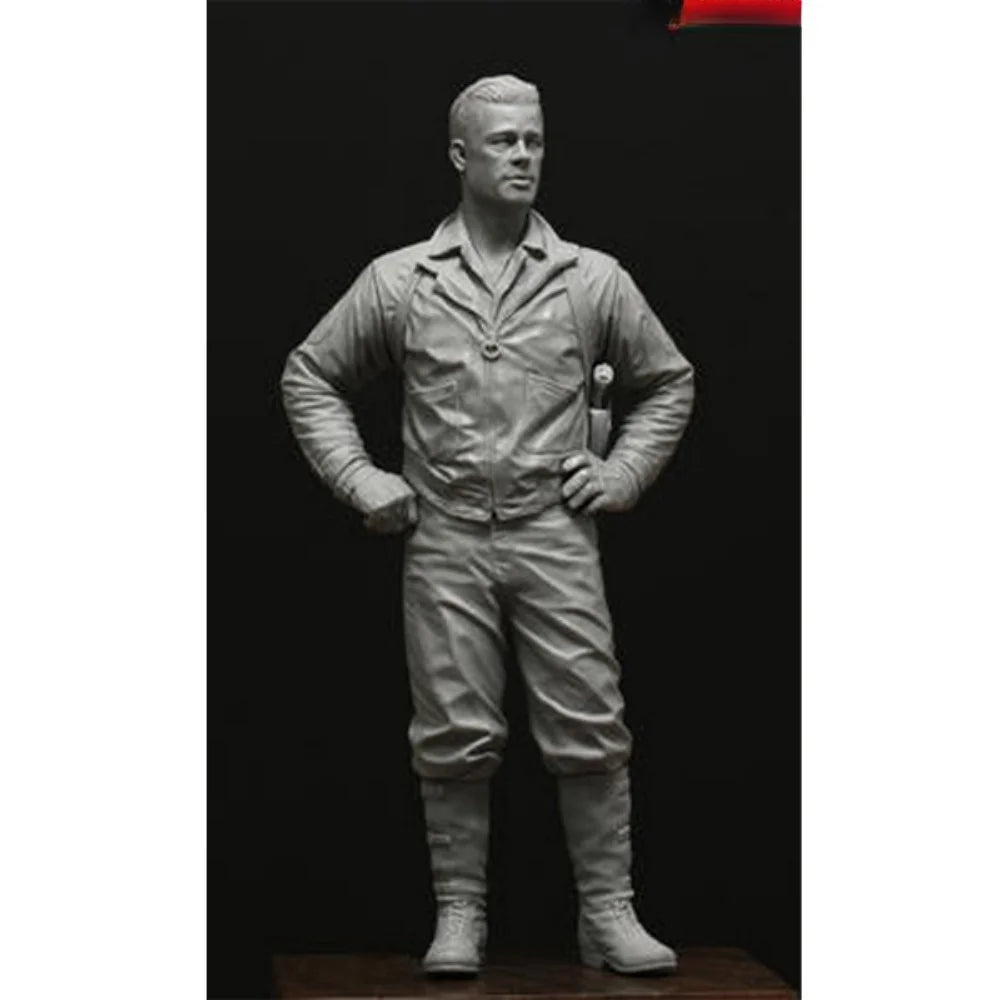 1/16 WWII American Tank Commander, Resin Model Figure Kit, Unassembled and Unpainted