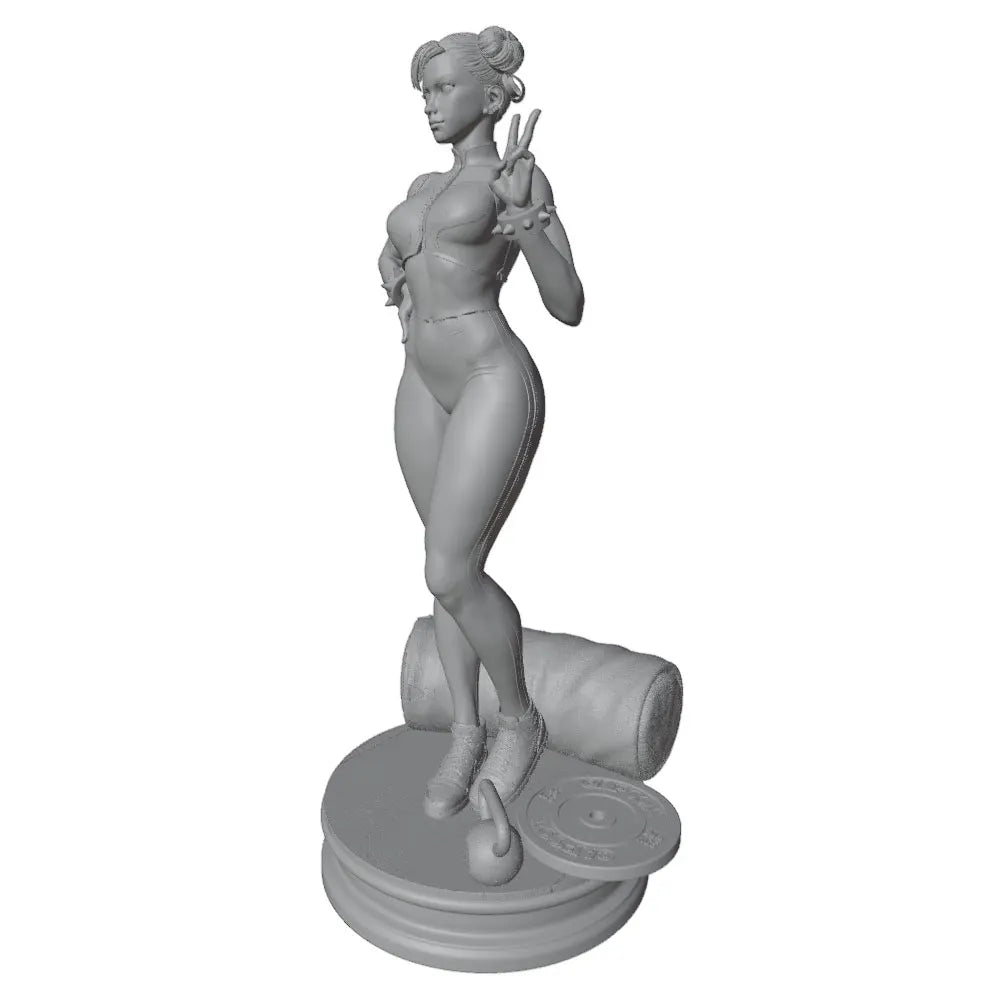 1/24 Fantasy Combat Female, Resin Model Figure Kit, Unassembled and Unpainted