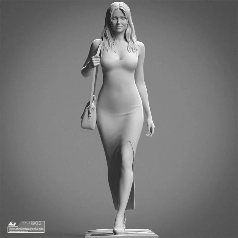 1/24 Celebrity Female, Resin Model Figure Kit, Unassembled and Unpainted