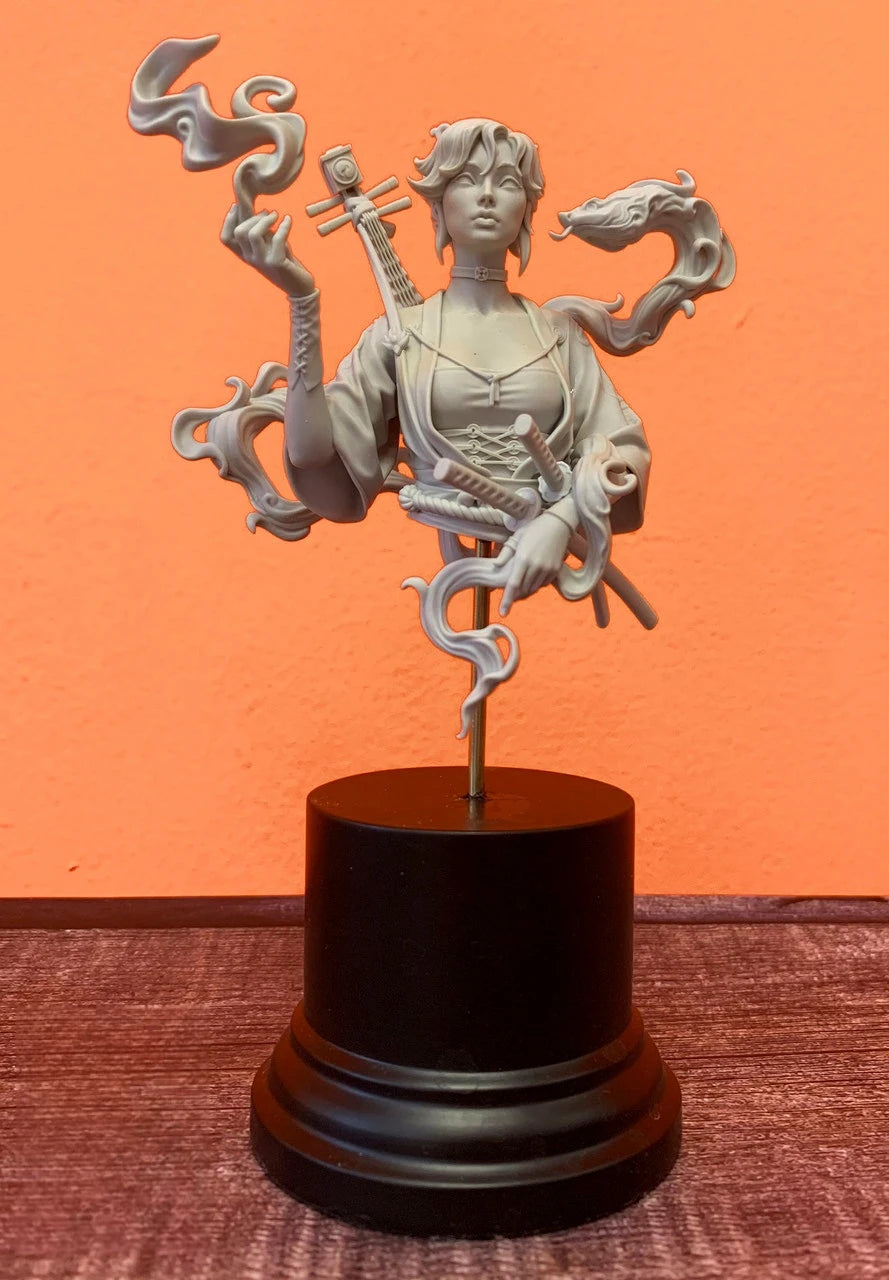 97mm Tentacle, Resin Model Bust Kit, Fantasy Theme, Unassembled and Unpainted