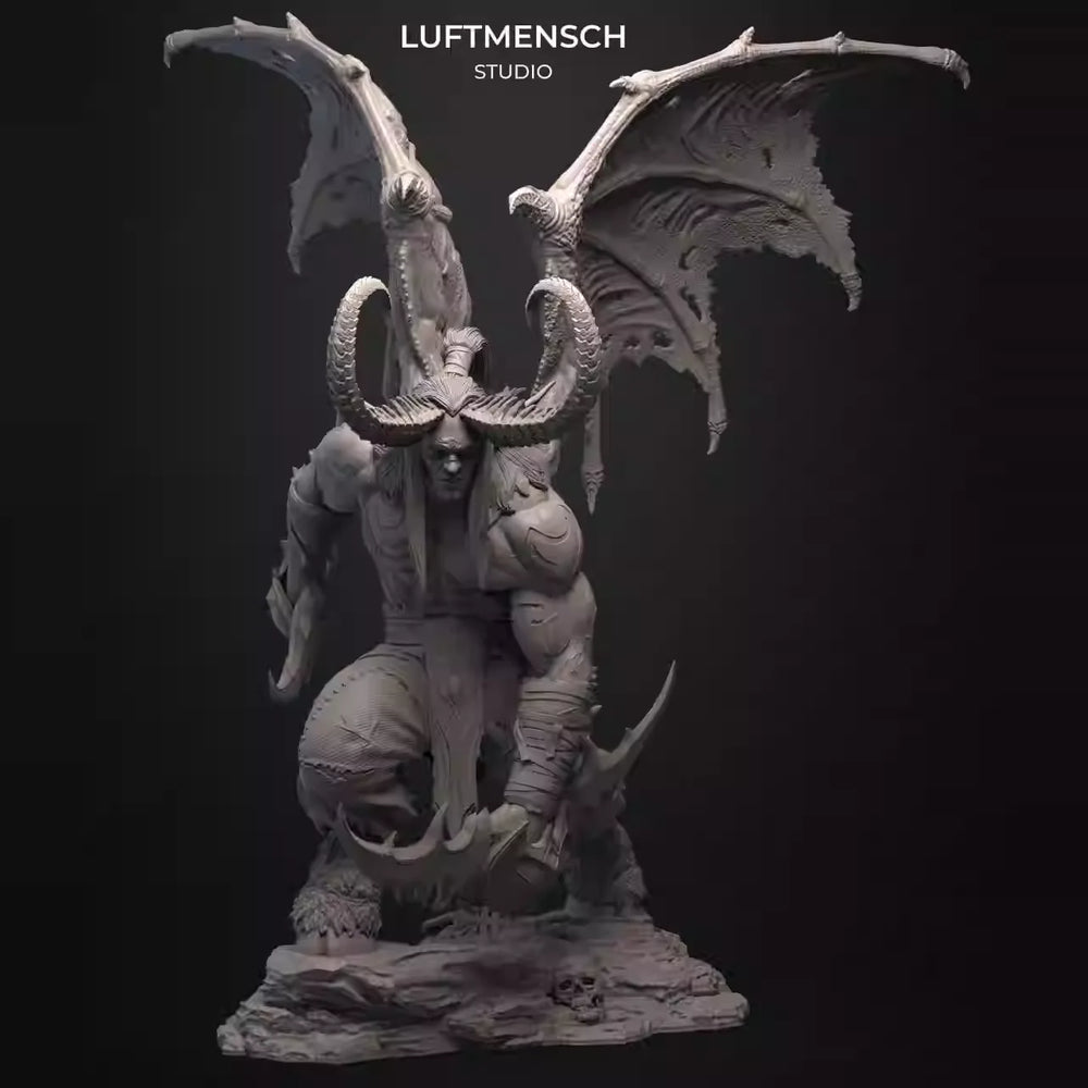 210mm Dark Fantasy Demonic Female, Resin Model Figure Kit, Fantasy Theme, Unassembled and Unpainted