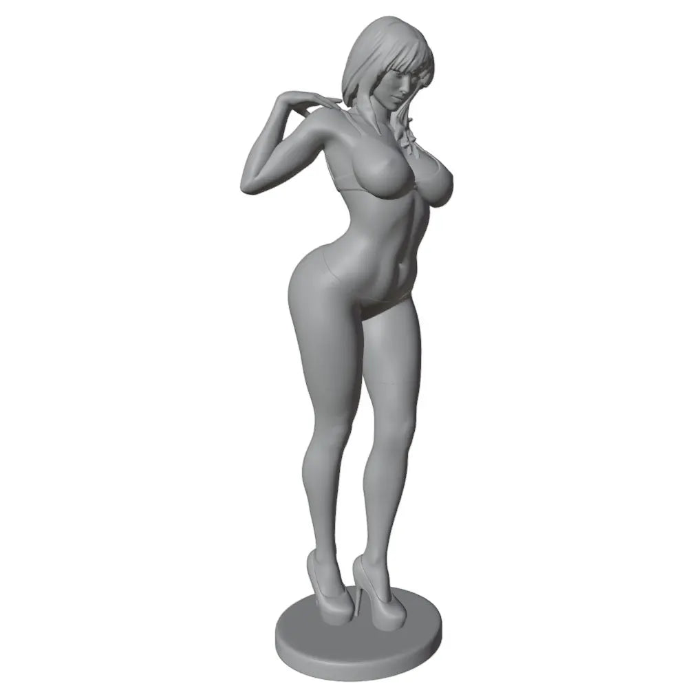1/24 Female Pinup, 2 Figures, Resin Model Figure Kit, Unassembled and Unpainted