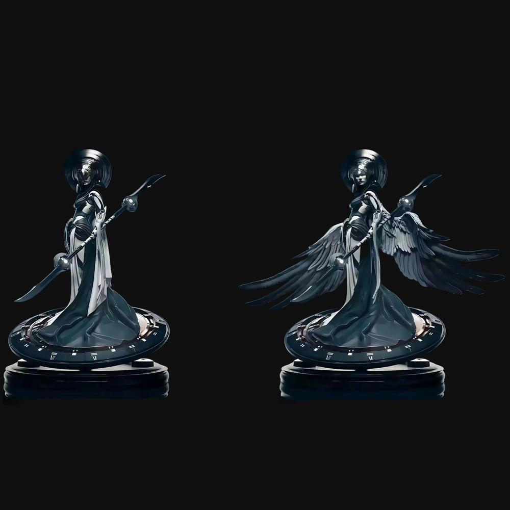 1/24 Battle Angel with Wings, Resin Model Figure Kit, Fantasy Theme, Unassembled and Unpainted