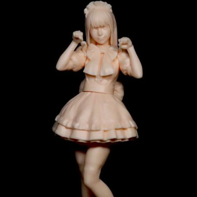 1/12 Cat Maid, Resin Model Figure Kit, Anime Theme, Unassembled and Unpainted