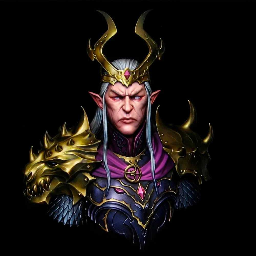 1/12 Maelkor Warrior, Resin Model Bust Kit, Fantasy Theme, Unassembled and Unpainted