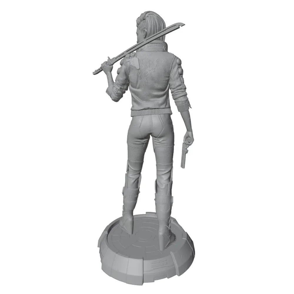 1/24 Tactical Trooper with Rifle, Resin Model Figure Kit, Sci-Fi Theme, Unassembled and Unpainted