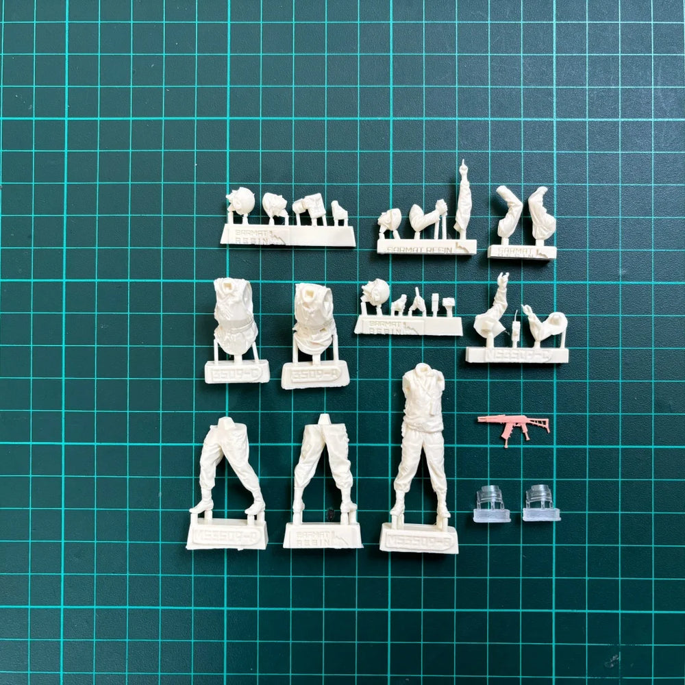1/35 Cold War Soviet KGB Group A, 3 Figures, Resin Model Figure Kit, Unassembled and Unpainted