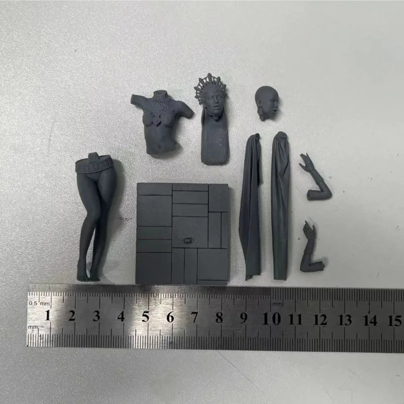 1/24 Dark Fantasy Vampire Queen Akasha, Resin Model Figure Kit, Fantasy Theme, Unassembled and Unpainted