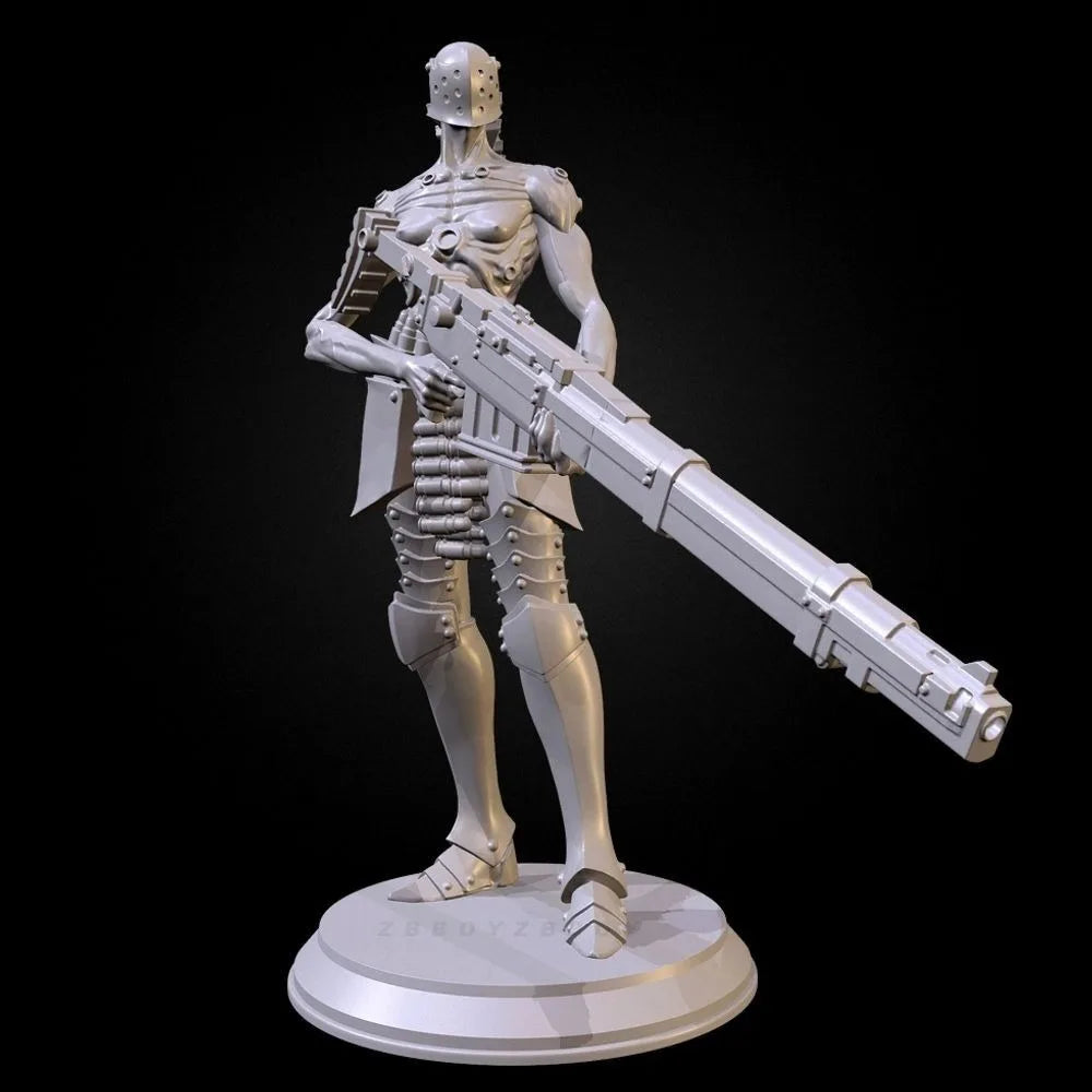 50mm Female Warriors, 6 Figures, Resin Model Figure Kit, Sci-Fi Theme, Unassembled and Unpainted