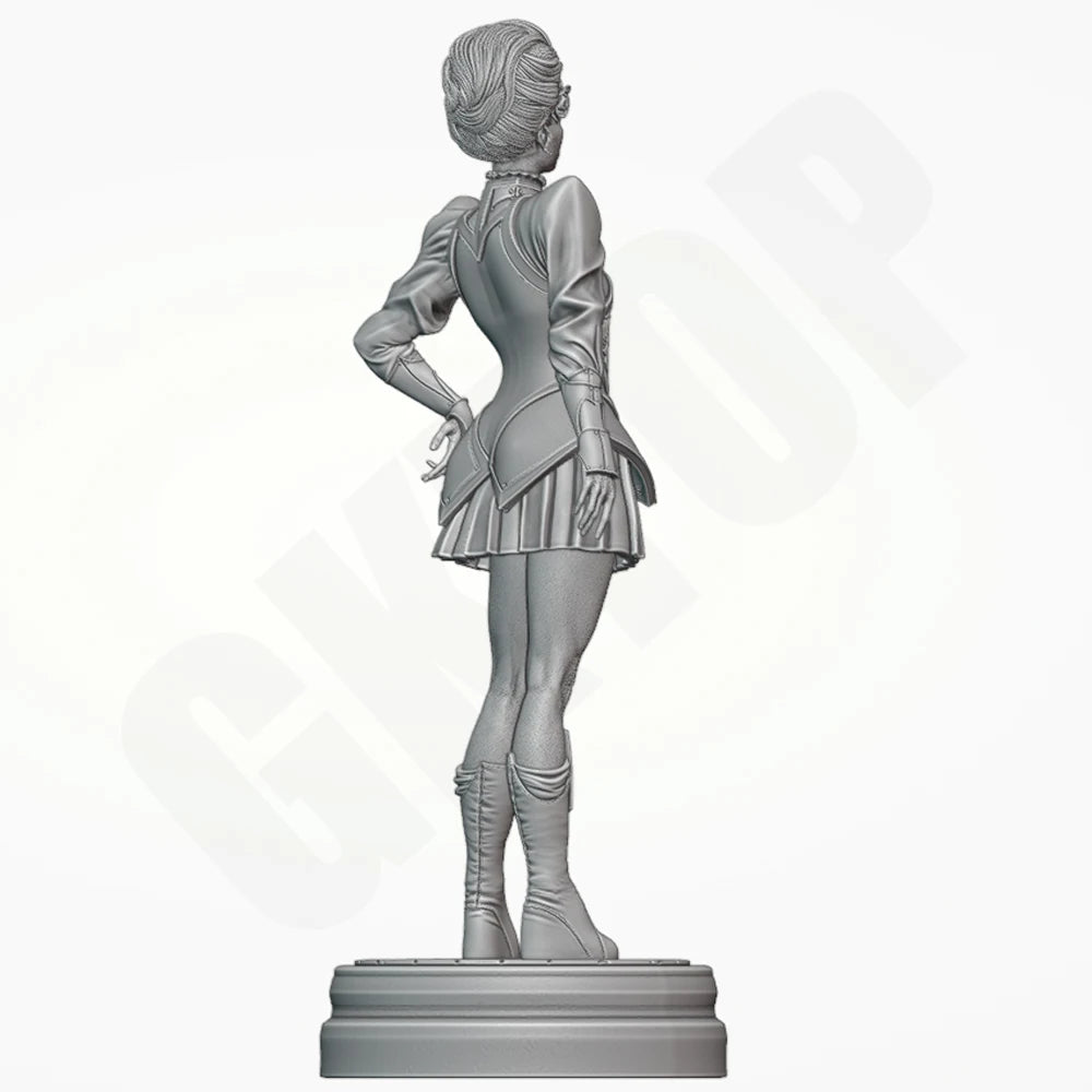 1/24 Warrior Captain, Resin Model Figure Kit, Fantasy Theme, Unassembled and Unpainted