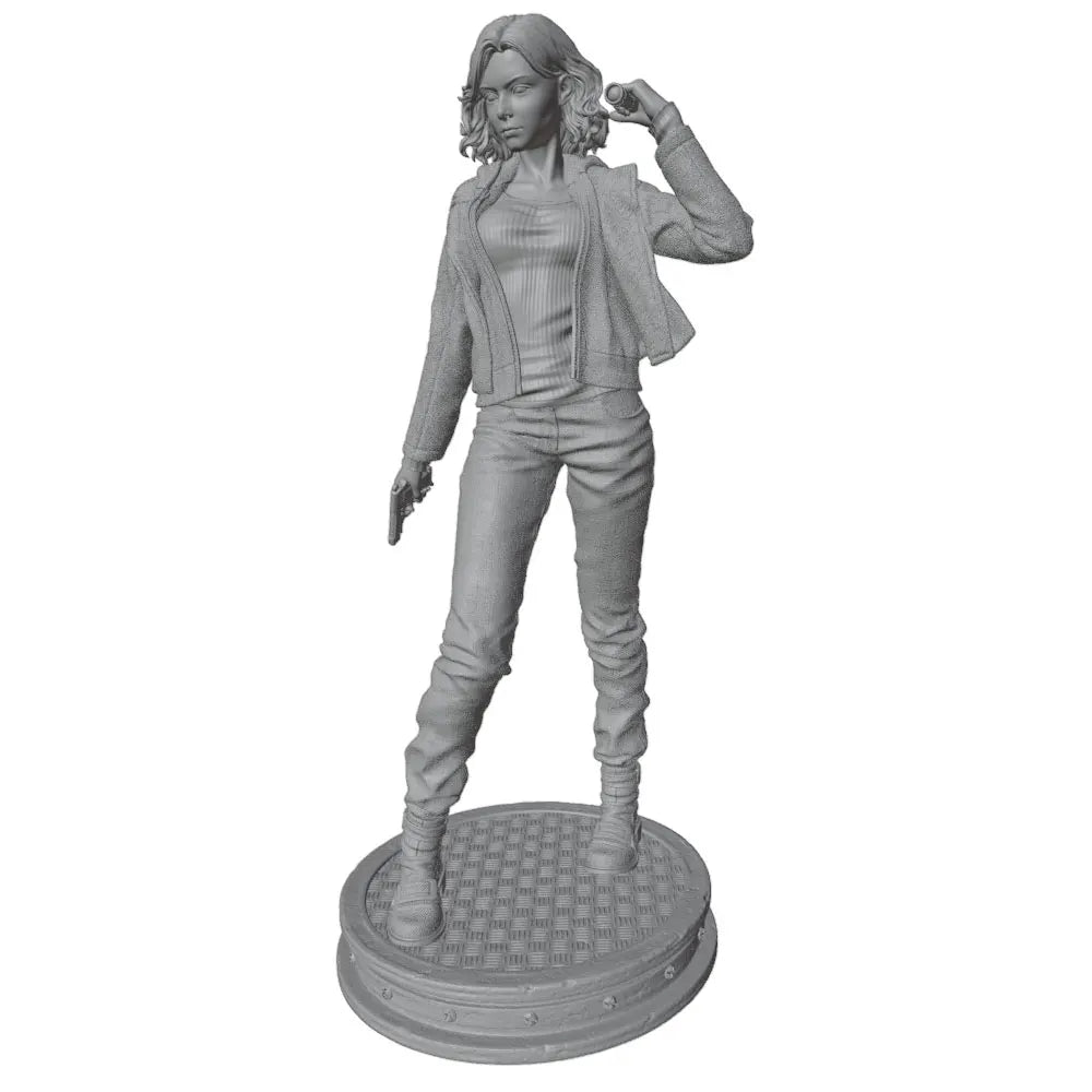 1/24 Modern Anime Female, Resin Model Figure Kit, Anime Theme, Unassembled and Unpainted