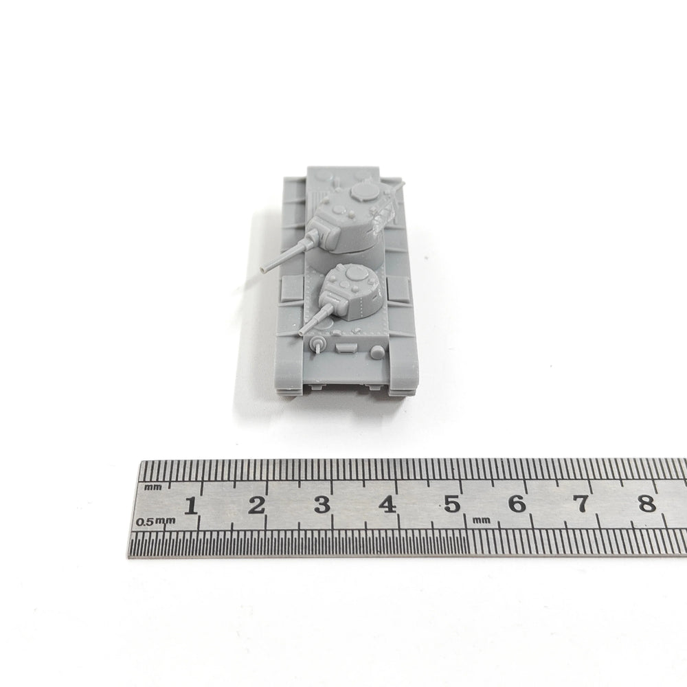 1/144 WWII Soviet SMK Heavy Tank, Resin Model Vehicle Kit, Unassembled and Unpainted
