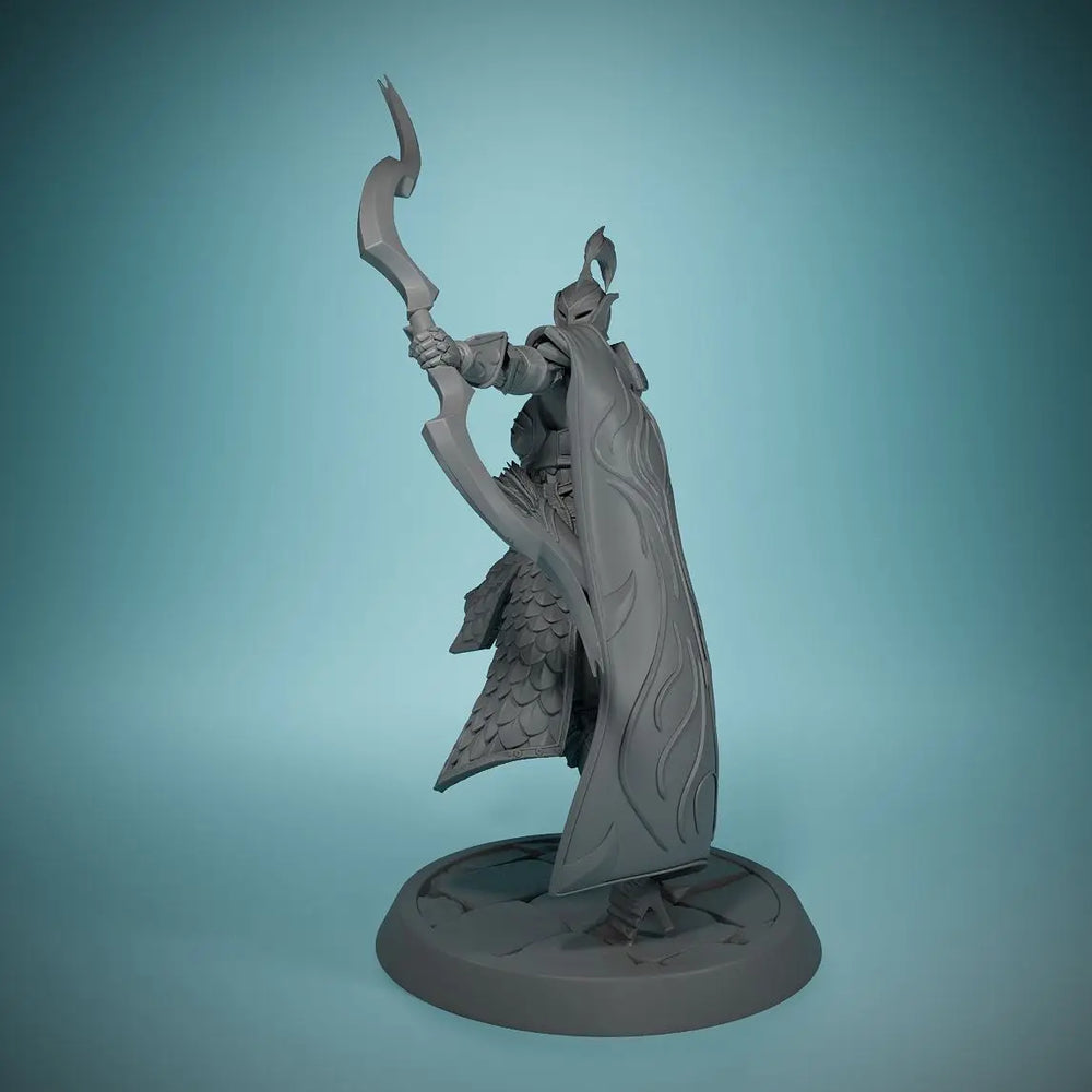 85mm Elven Archer Warrior, Resin Model Figure Kit, Fantasy Theme, Unassembled and Unpainted