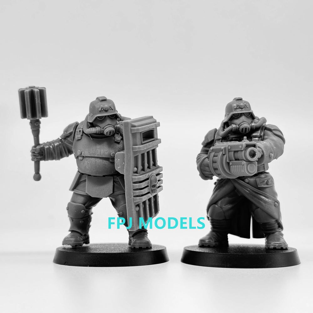 Grim Guard Mutants, 20 Figures, Resin Model Figure Kit, Fantasy Theme, Unassembled and Unpainted