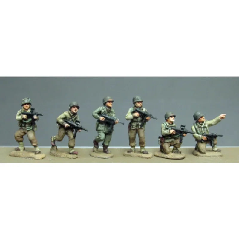 1/72 Modern Military U.S. Army Infantry (6-Person), 6 Figures, Resin Model Figure Kit, Unassembled and Unpainted