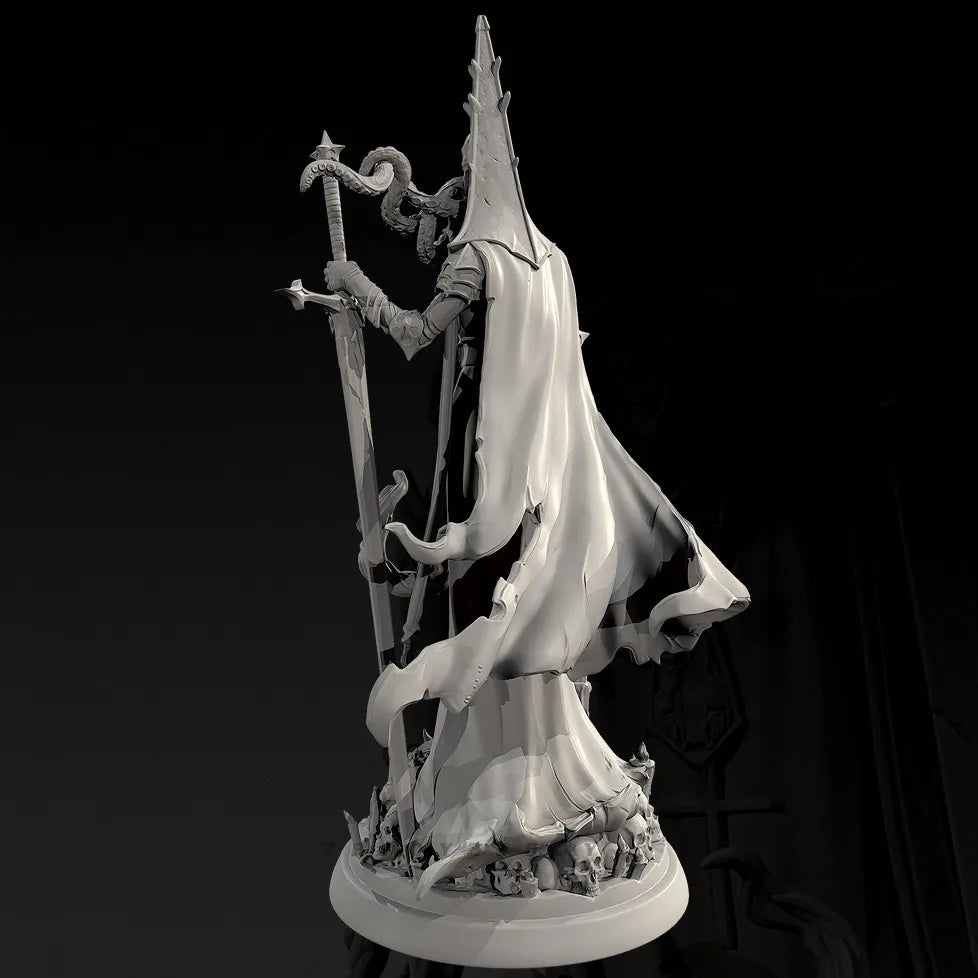 50mm Sorcerer, Resin Model Figure Kit, Fantasy Theme, Unassembled and Unpainted