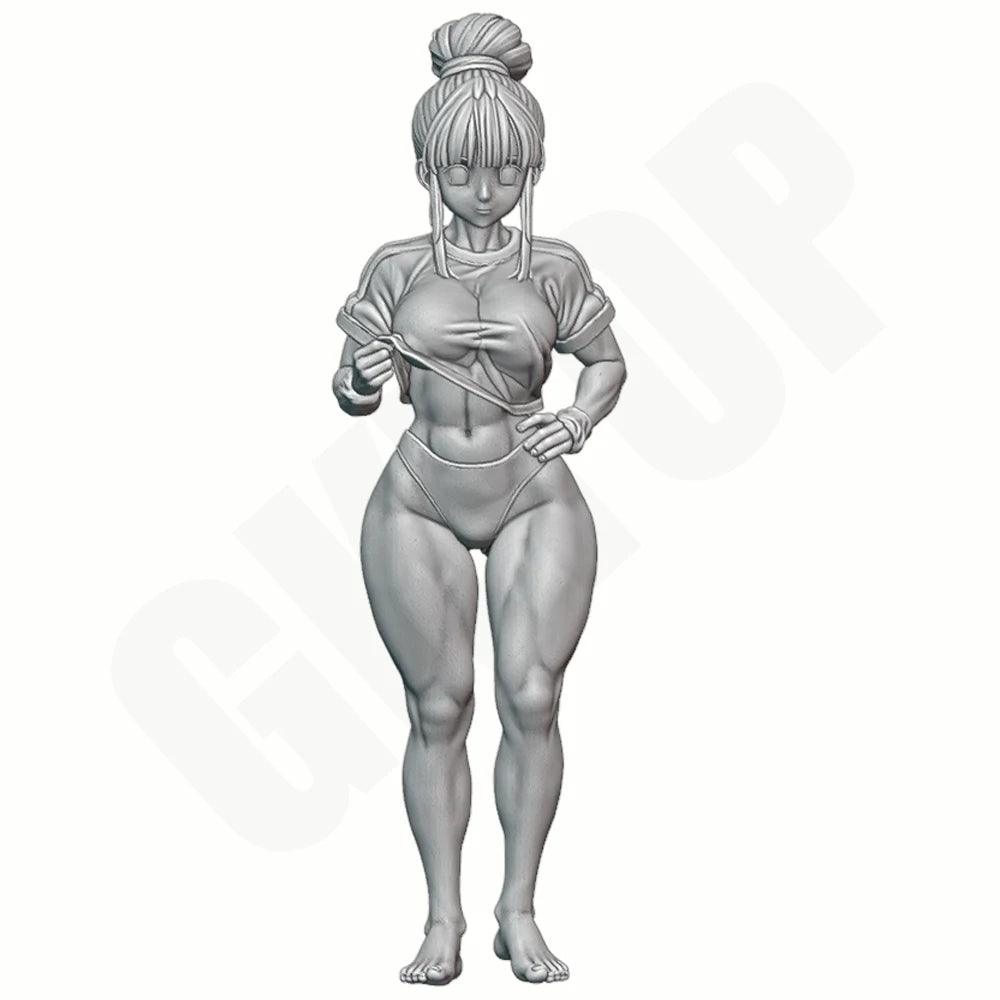 1/24 Girl in Gym Uniform, Resin Model Figure Kit, Anime Theme, Unassembled and Unpainted