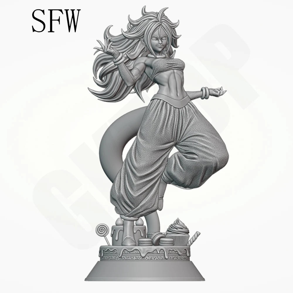 1/24 Fantasy Female Adventurer, Resin Model Figure Kit, Unassembled and Unpainted