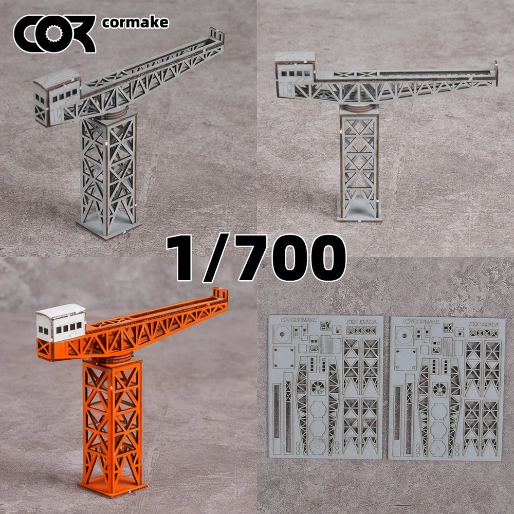 1/700 Modern Dock Construction Crane, Resin Model Terrain Kit, Unpainted