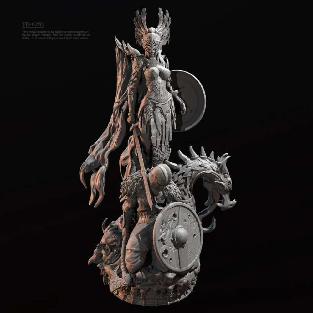 1/32 Goddess, Resin Model Figure Kit, Fantasy Theme, Unassembled and Unpainted