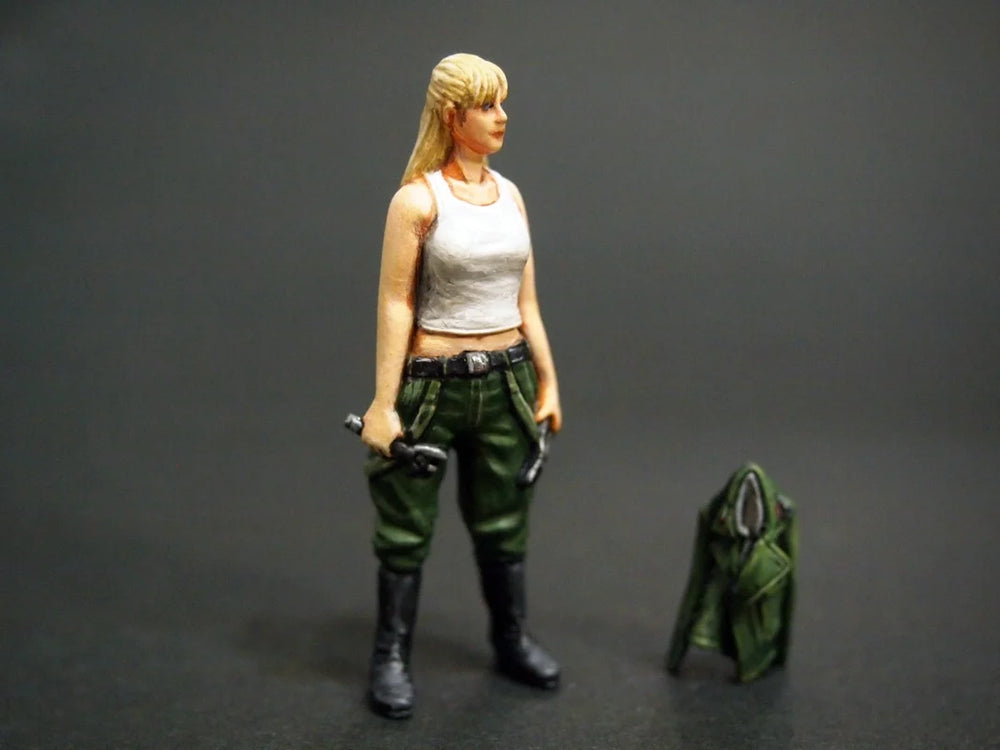 1/35 Modern Female Tactical Team, 2 Figures, Resin Model Figure Kit, Unassembled and Unpainted