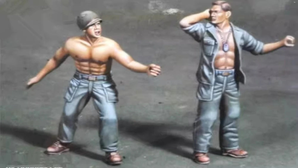 1/35 Construction Loaders (5 ), 5 Figures, Resin Model Figure Kit, Historical Theme, Unassembled and Unpainted