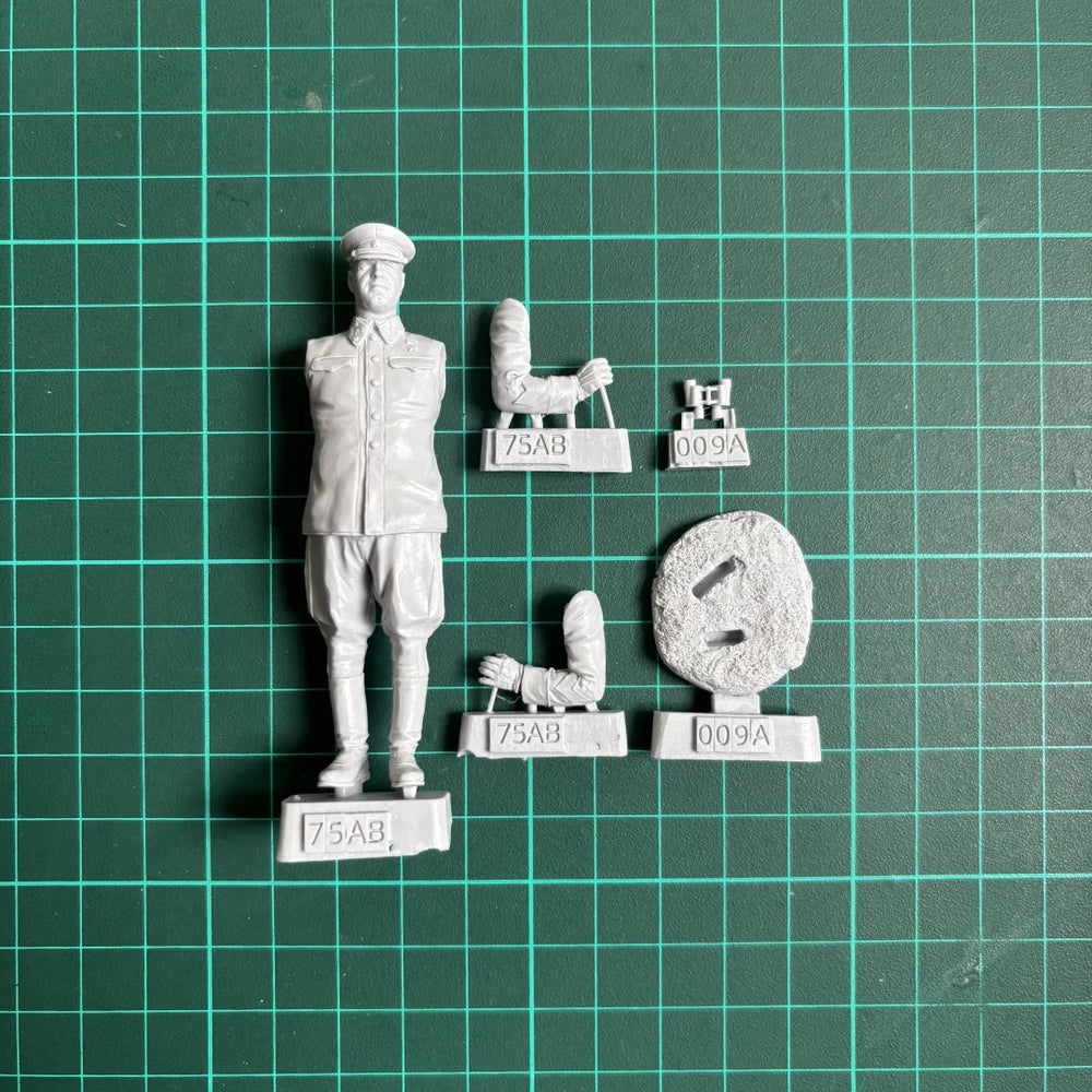 75mm Cold War Soviet Cold War Officer, Resin Model Figure Kit, Unassembled and Unpainted