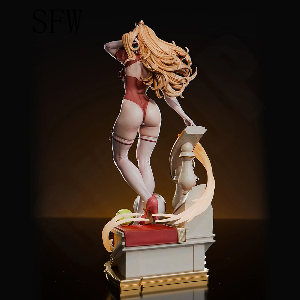 1/24 Crown Beauty Pin-up, Resin Model Figure Kit, Unassembled and Unpainted