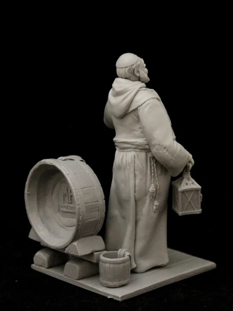 1/24 Monk, Resin Model Figure Kit, Fantasy Theme, Unassembled and Unpainted