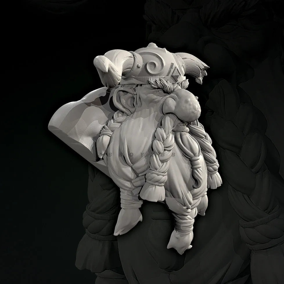 75mm Creature, Resin Model Bust Kit, Fantasy Theme, Unassembled and Unpainted