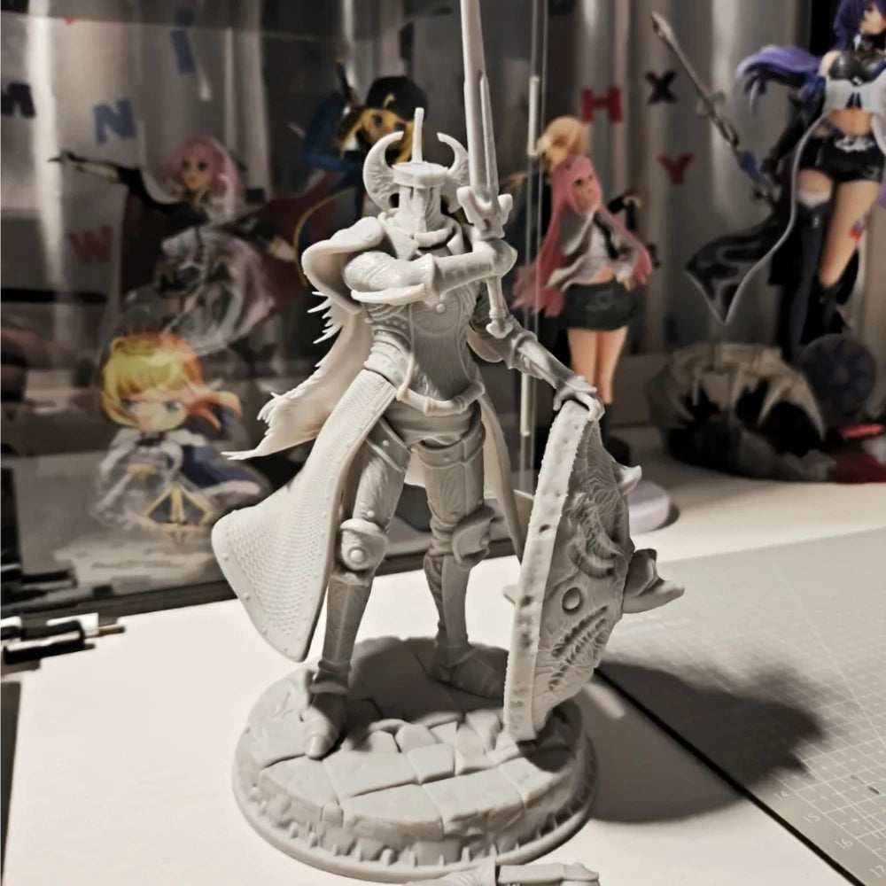 Furnace Knight, Resin Model Figure Kit, Fantasy Theme, Unassembled and Unpainted