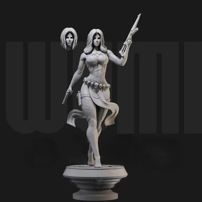 1/24 Female Berserker, Resin Model Figure Kit, Sci-Fi Theme, Unassembled and Unpainted