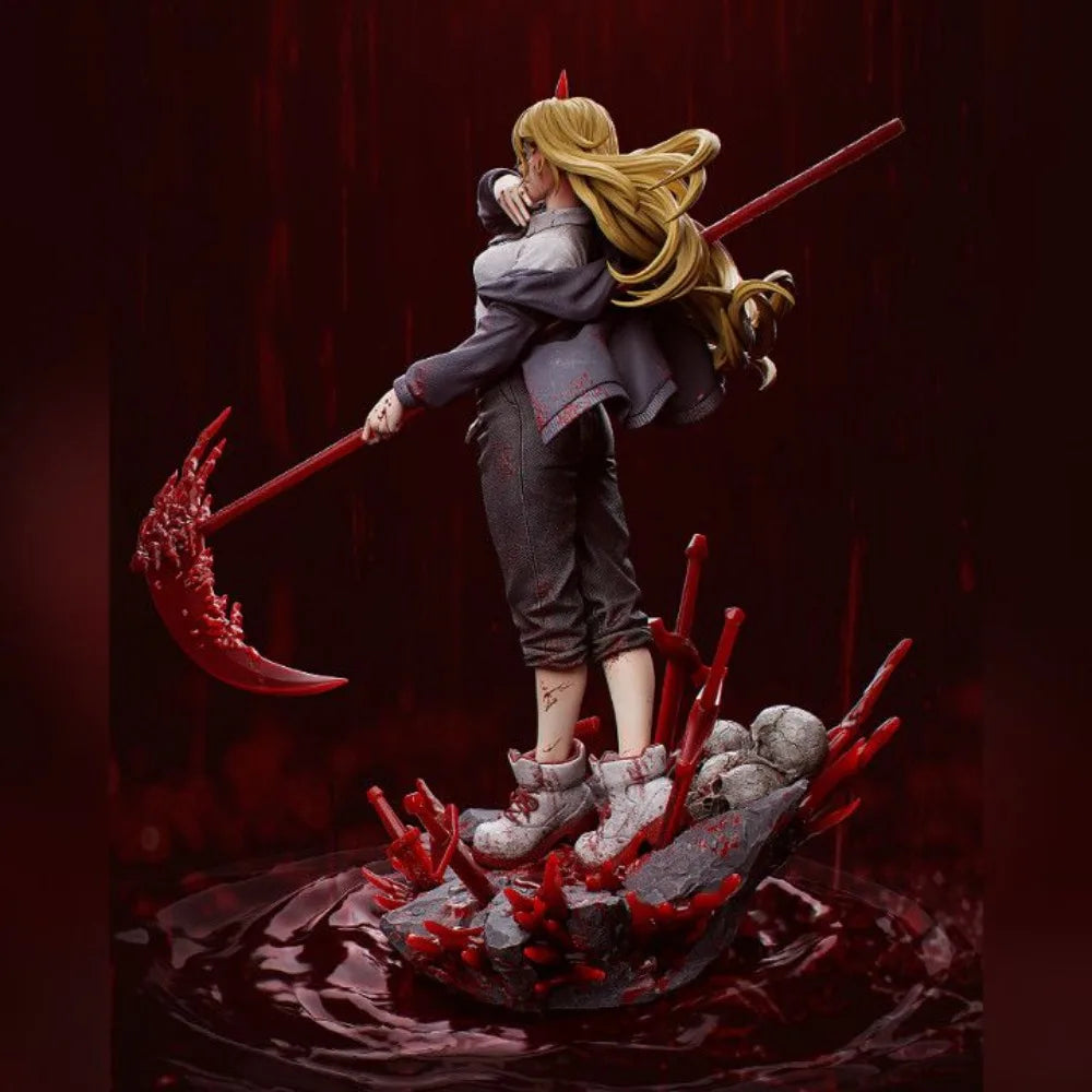 Blood Demon Female with Red Horns, Resin Model Figure Kit, Fantasy Theme, Unassembled and Unpainted