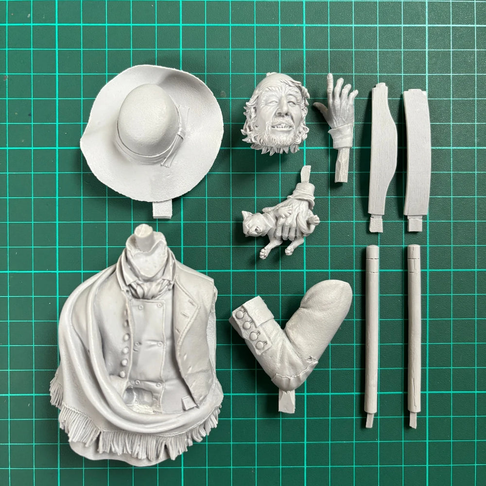 1/9 Western Old Man, Resin Model Bust Kit, Historical Theme, Unassembled and Unpainted