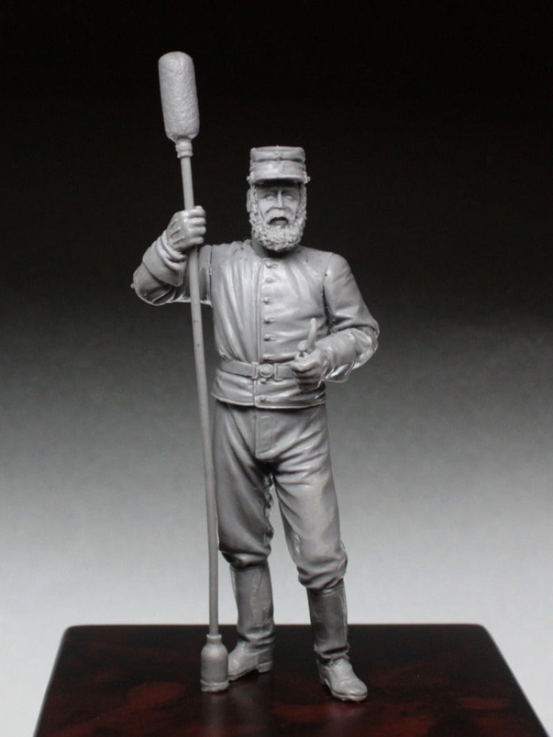 1/35 American Civil War American Revolutionary War Artillery Soldier, Resin Model Figure Kit, Unassembled and Unpainted