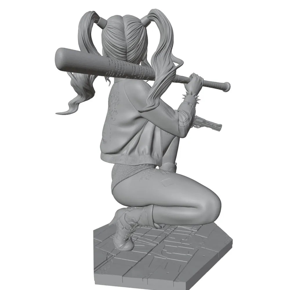 75mm Modern Female Tactical, Resin Model Figure Kit, Unassembled and Unpainted