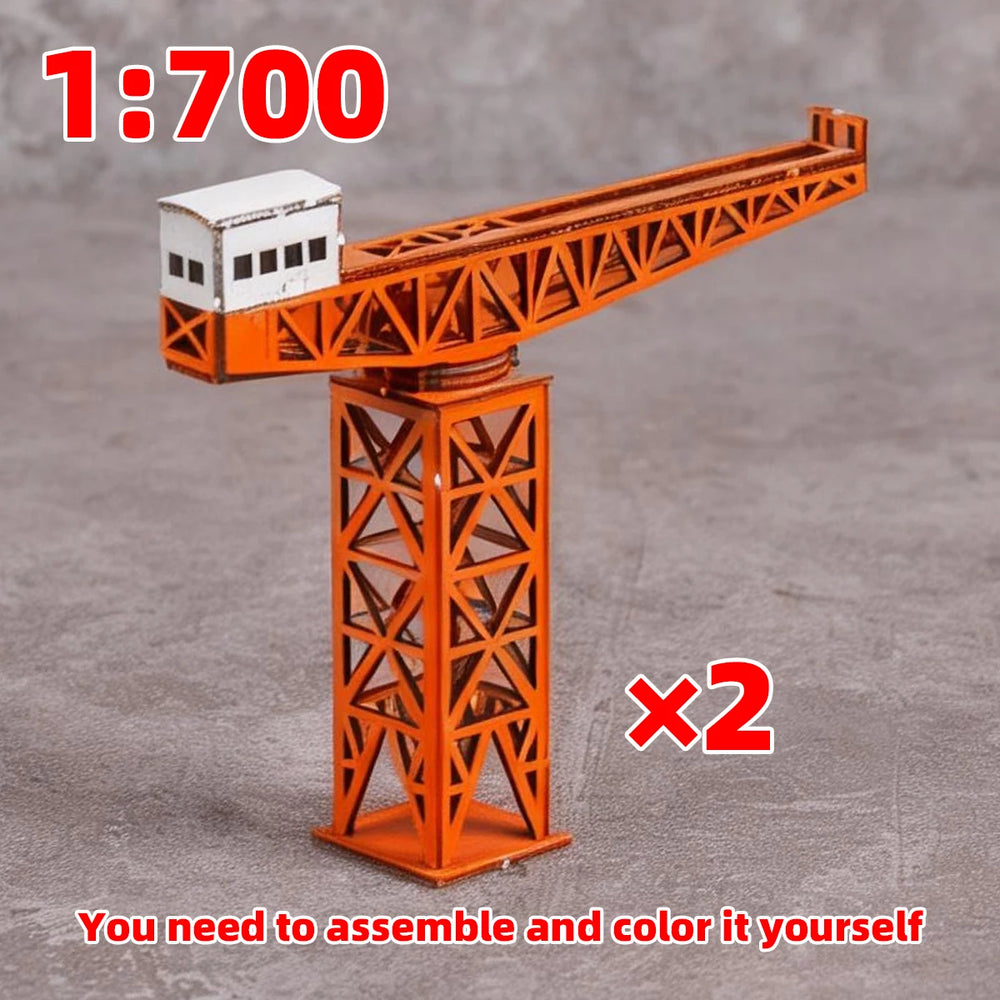 1/700 Modern Dock Construction Crane, Resin Model Terrain Kit, Unpainted