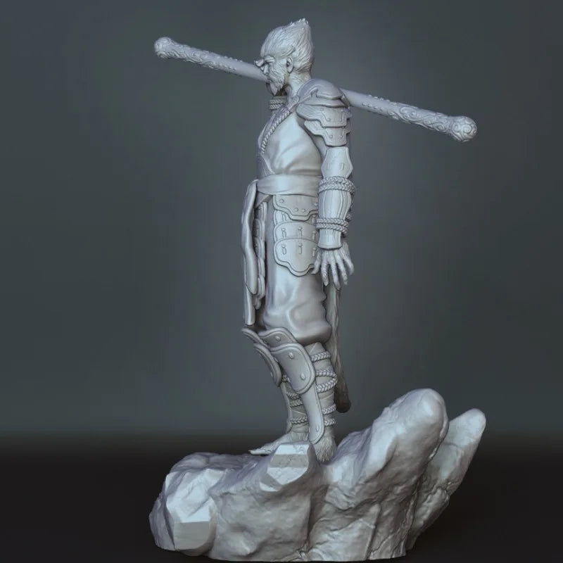 1/24 Sun Wukong Monkey King, Resin Model Figure Kit, Mythology Theme, Unassembled and Unpainted
