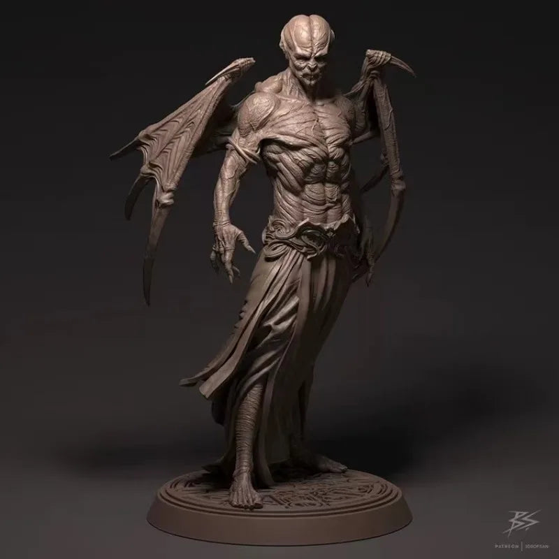 1/24 Demonic Vampire, Resin Model Figure Kit, Fantasy Theme, Unassembled and Unpainted