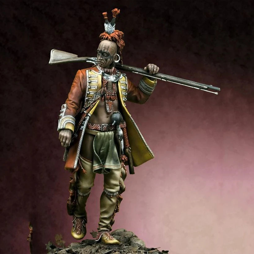 1/24 Napoleonic French Grenadier Officer, Resin Model Figure Kit, Unassembled and Unpainted