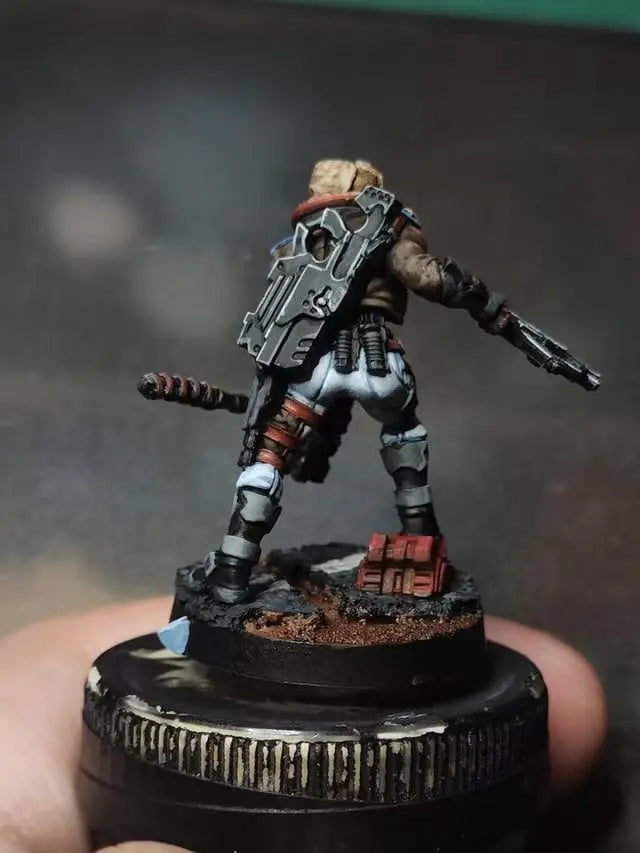 Female Sci-Fi Tactical Operator, Resin Model Figure Kit, Sci-Fi Theme, Unassembled and Unpainted
