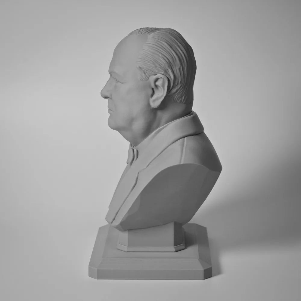 110mm WWII Churchill, Resin Model Bust Kit, Unassembled and Unpainted