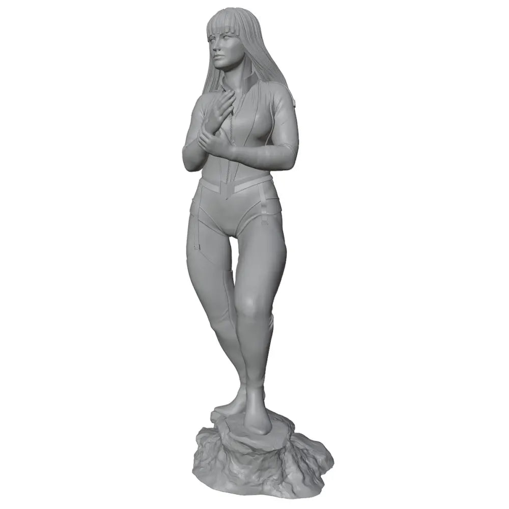 1/24 Stylized Female Pinup, Resin Model Figure Kit, Unassembled and Unpainted