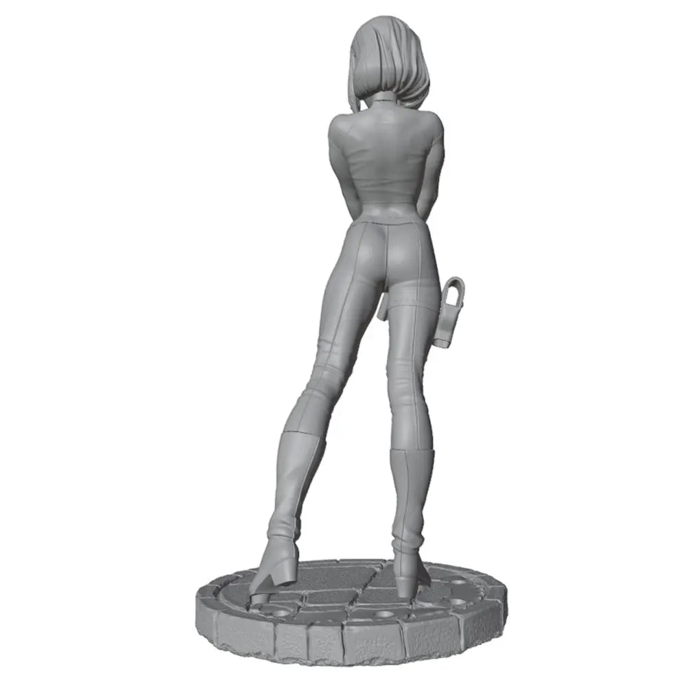 75mm Tactical Operative with Dual Holstered Weapons, Resin Model Figure Kit, Unassembled and Unpainted