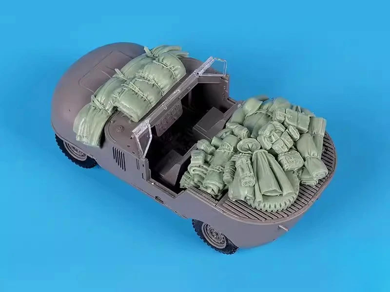 1/35 WWII Stacked Cargo, Resin Model Accessory Kit, Unpainted
