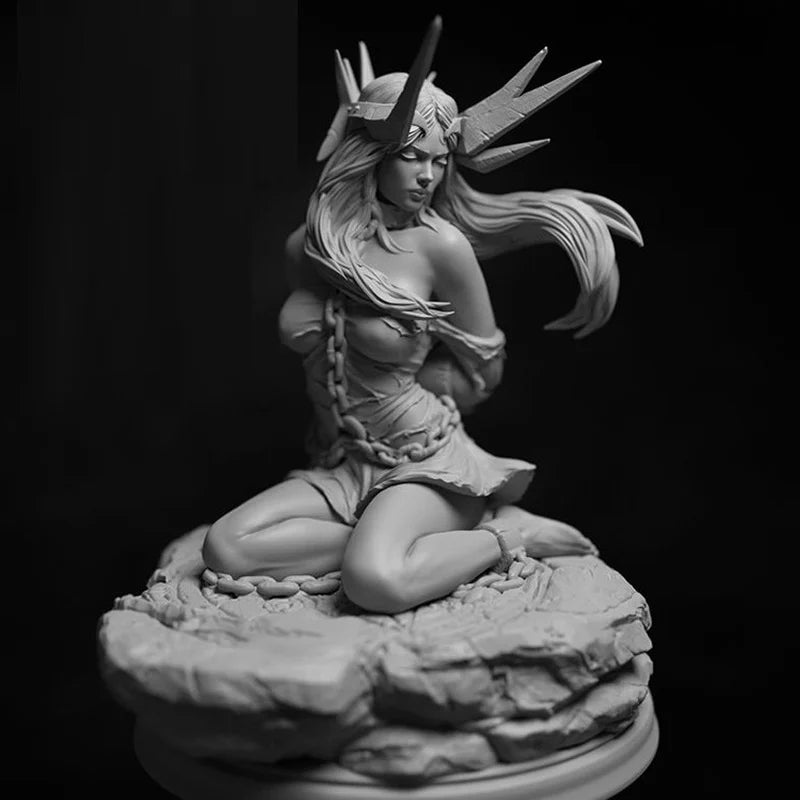 1/24 Fallen Angel Demon, Resin Model Figure Kit, Fantasy Theme, Unassembled and Unpainted