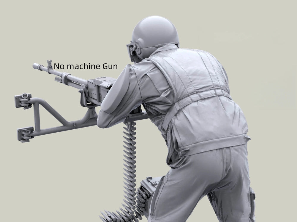 1/48 Modern Military Soldiers, 4 Figures, Resin Model Figure Kit, Unassembled and Unpainted
