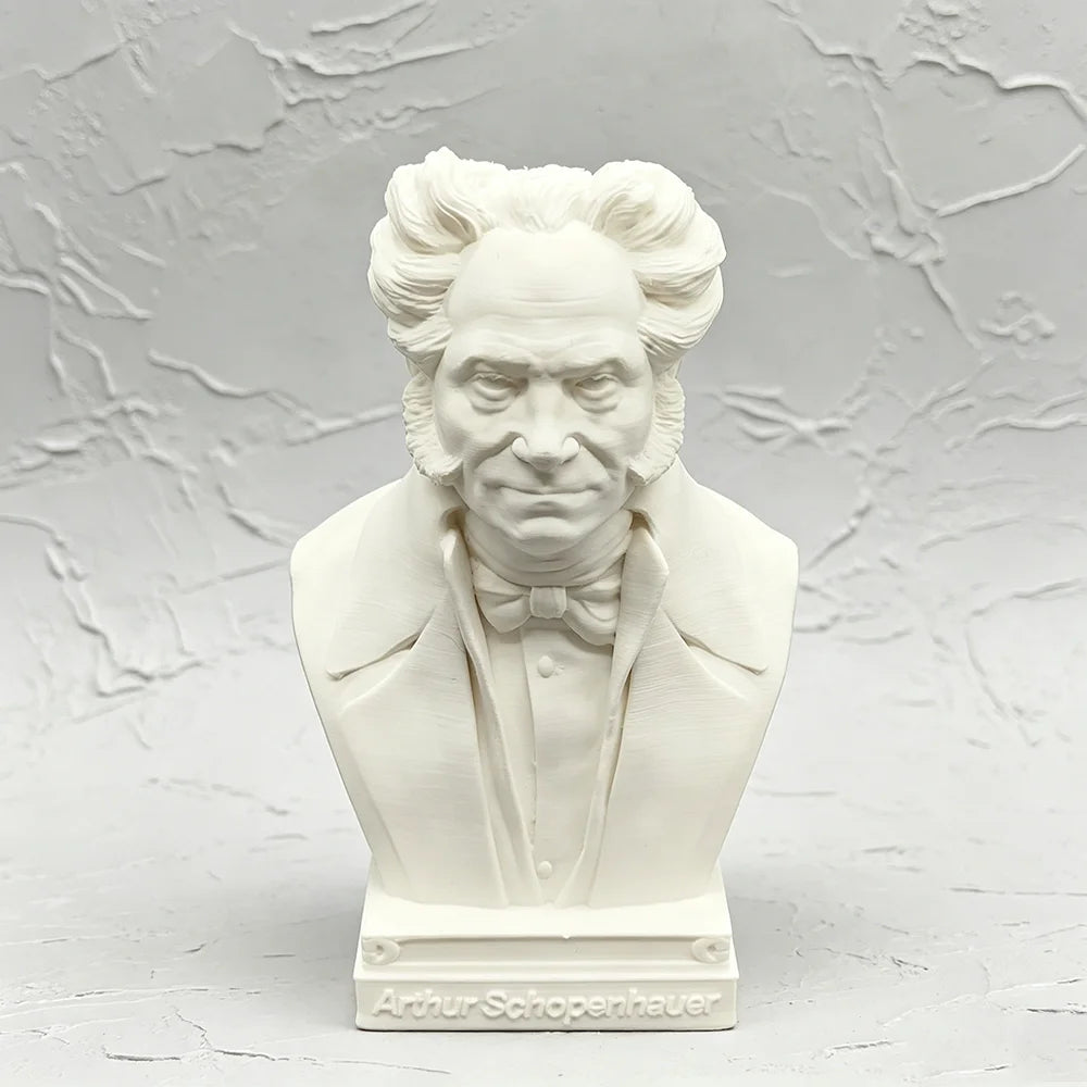 250mm Arthur Schopenhauer, Resin Model Bust Kit, Historical Theme, Unassembled and Unpainted